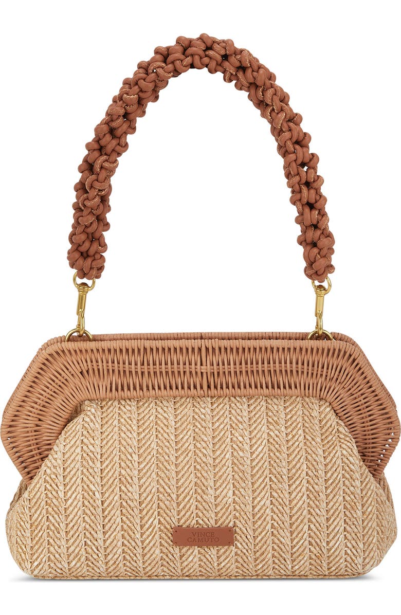 Vince Camuto Amari Woven Clutch, Alternate, color,