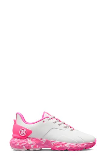 G/fore Mg4 Camo Waterproof Golf Shoe In Pink