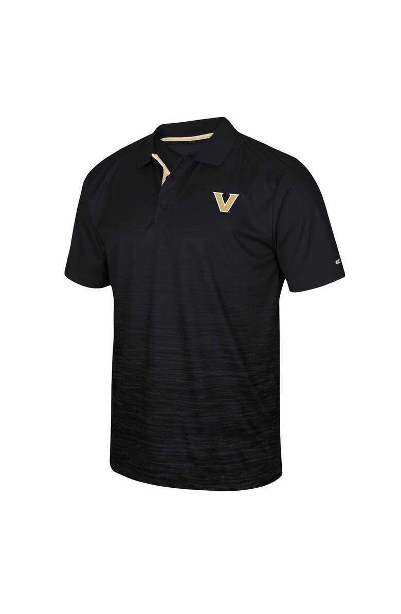 COLOSSEUM Men's Colosseum  Black Vanderbilt Commodores Marshall Polo, Alternate, color, Black