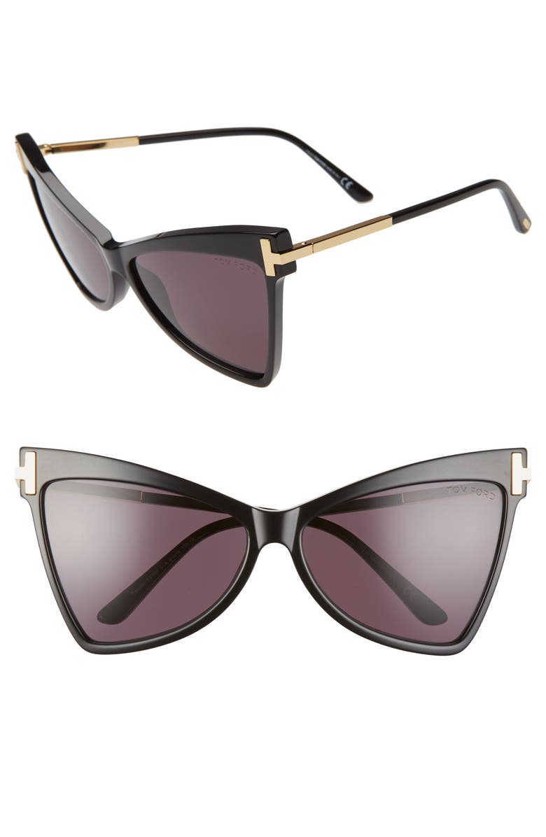 TOM FORD Tallulah 61mm Cat Eye Sunglasses, Main, color, 