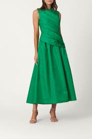Shoshanna Midnight Moire Gabrielle Dress