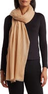 Amicale Cashmere Solid Wrap