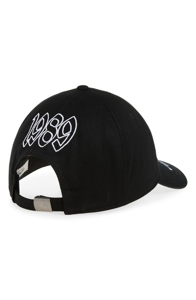 Carhartt Work In Progress World Tour Baseball Cap, Alternate, color, Black / White