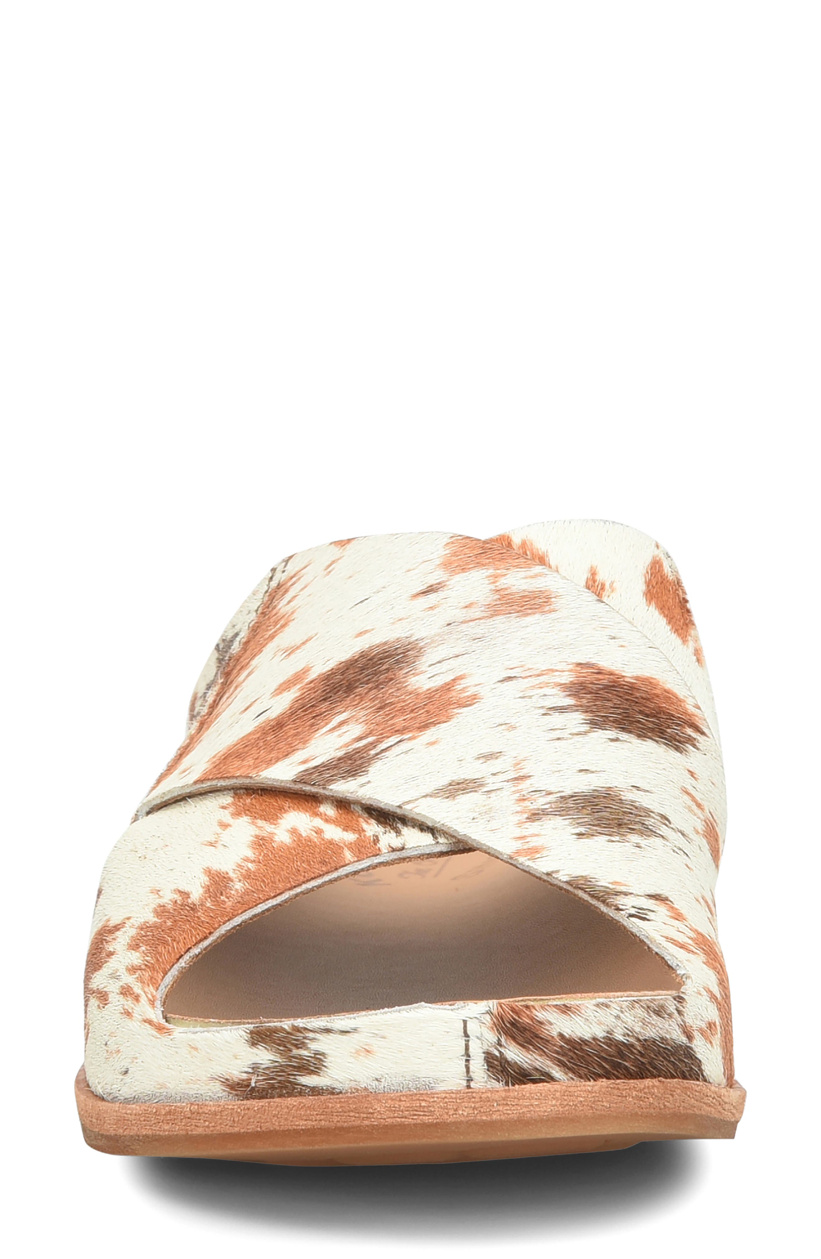 Kork-Ease<sup>®</sup> Tutsi Genuine Calf Hair Platform Slide Sandal, Alternate, color, Multi Calf Hair