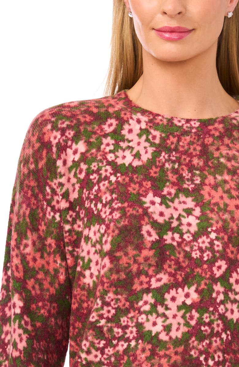 CeCe Print Sweater, Alternate, color, 