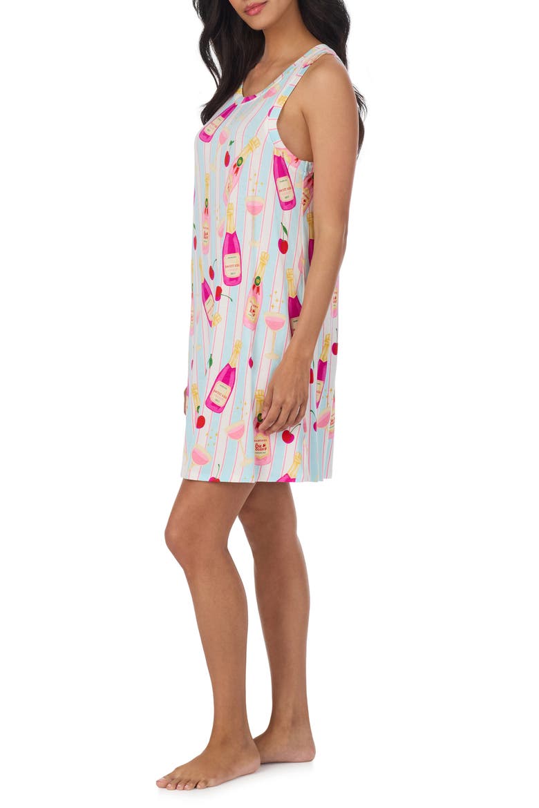 Sleeveless Nightshirt, Alternate, color, BLUE STRIPE