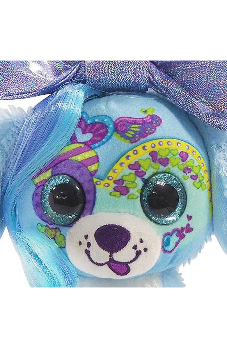 Little Bow Pets Regular 6 Inch Plush Puppy Bow Pet, Alternate, color, Multicolored