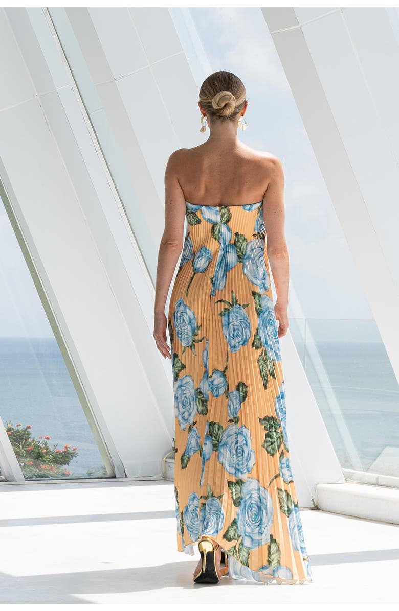 L'IDÉE WOMAN Black tie Gown, Alternate, color, Fleur Bleue