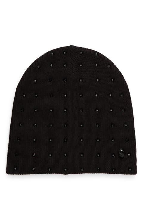 Rhinestone Knit Beanie