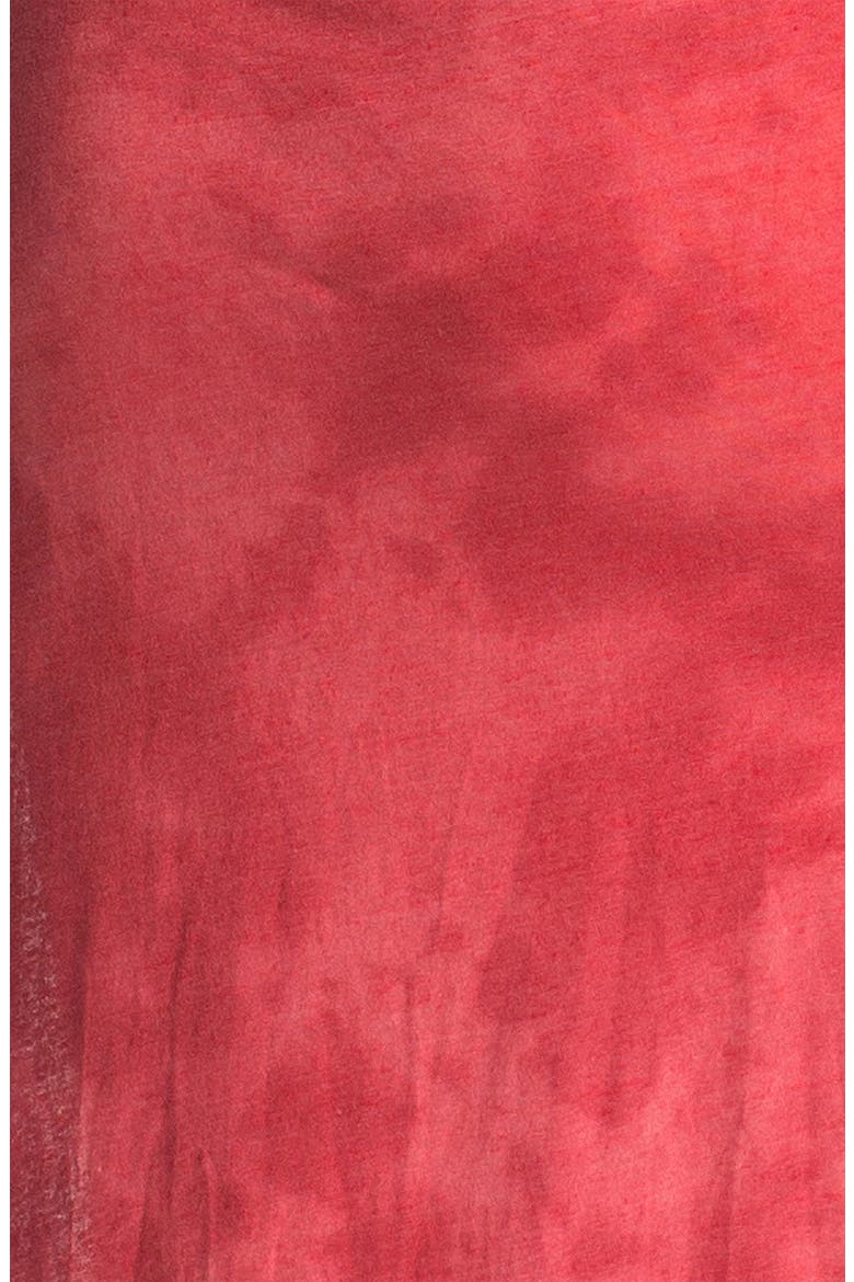 Lace Detail Tie Dye Maxi Dress, Alternate, color, STRAWBERRY