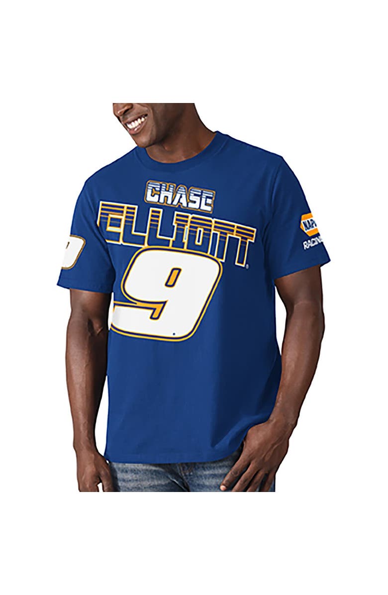 STARTER Men's Starter Royal Chase Elliott Special Teams T-Shirt, Alternate, color, Royal