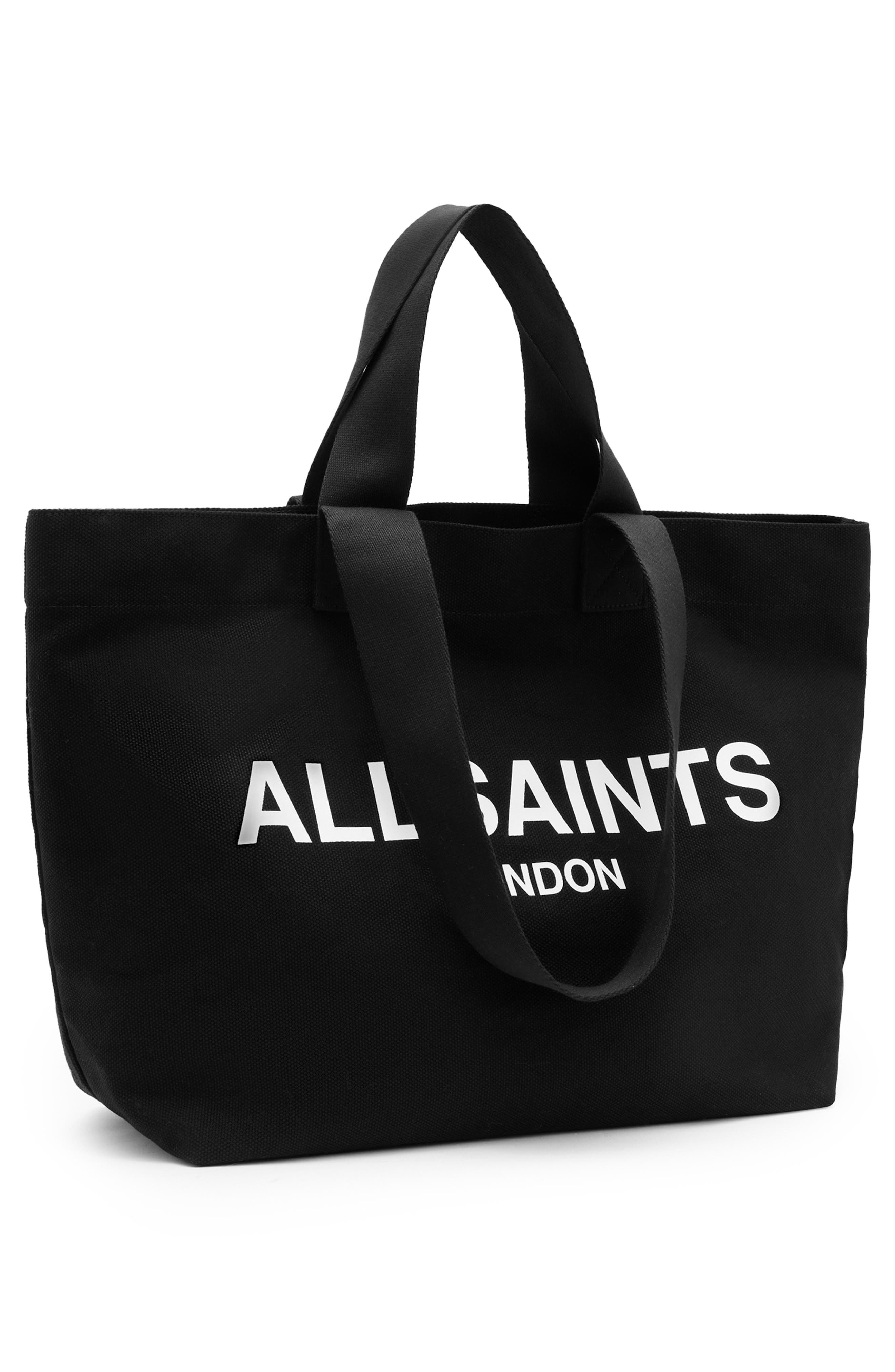 AllSaints Ali Canvas Tote, Alternate, color, 