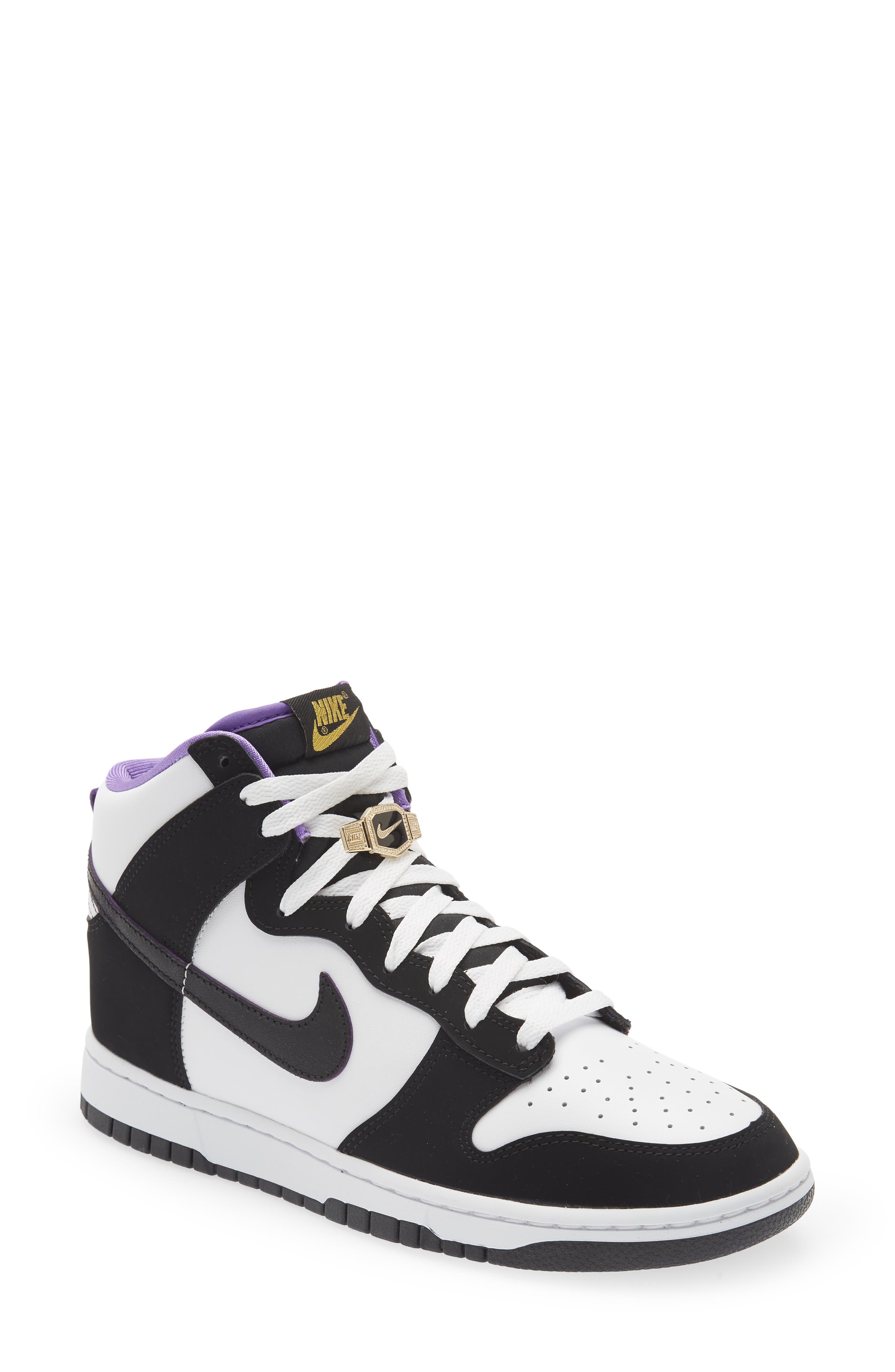 Nike Dunk High Retro Premium EMB Basketball Sneaker, Main, color, 