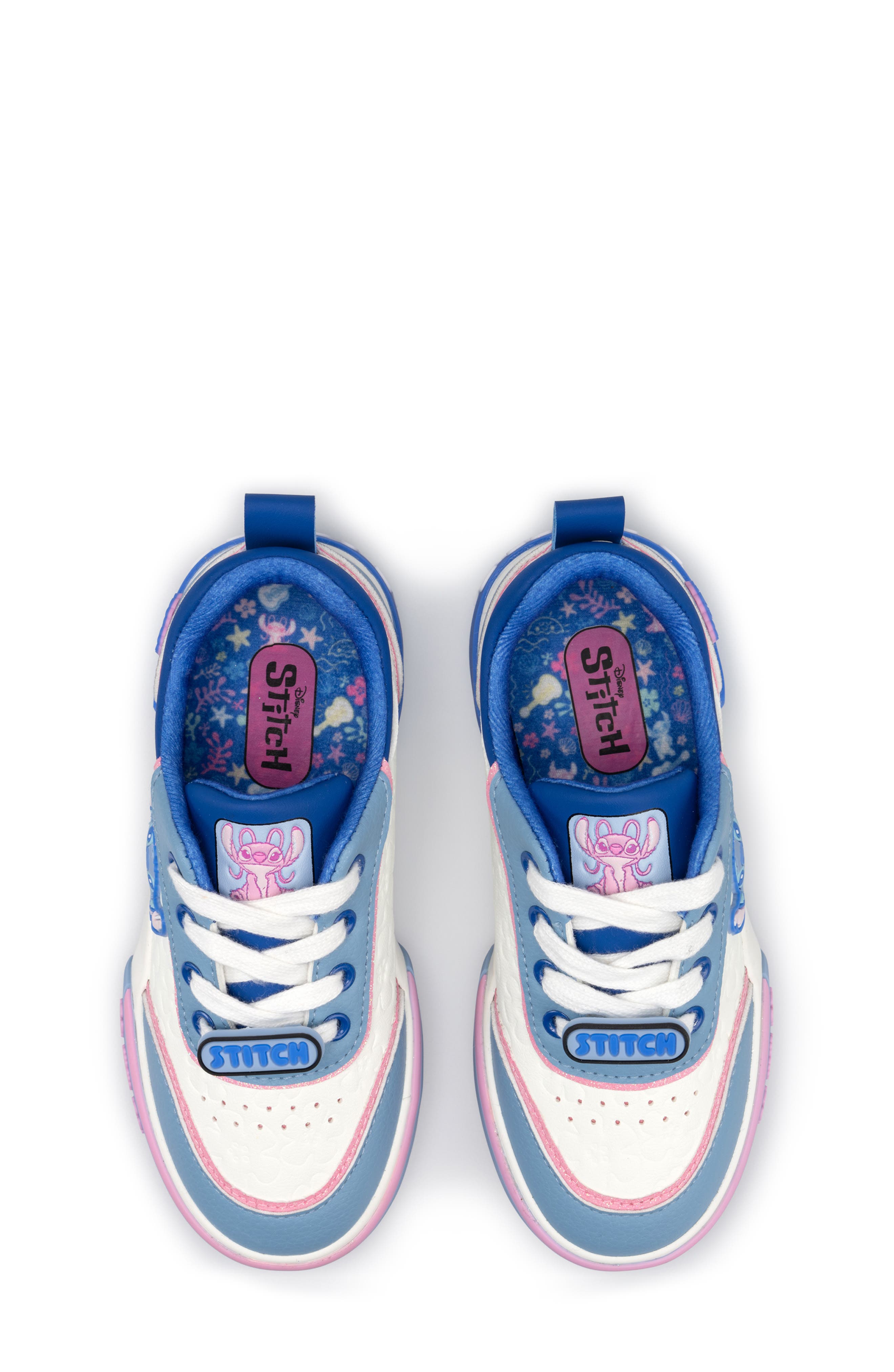 Ground Up Kids' Disney<sup>®</sup> Stitch Court Sneaker, Alternate, color, Blue