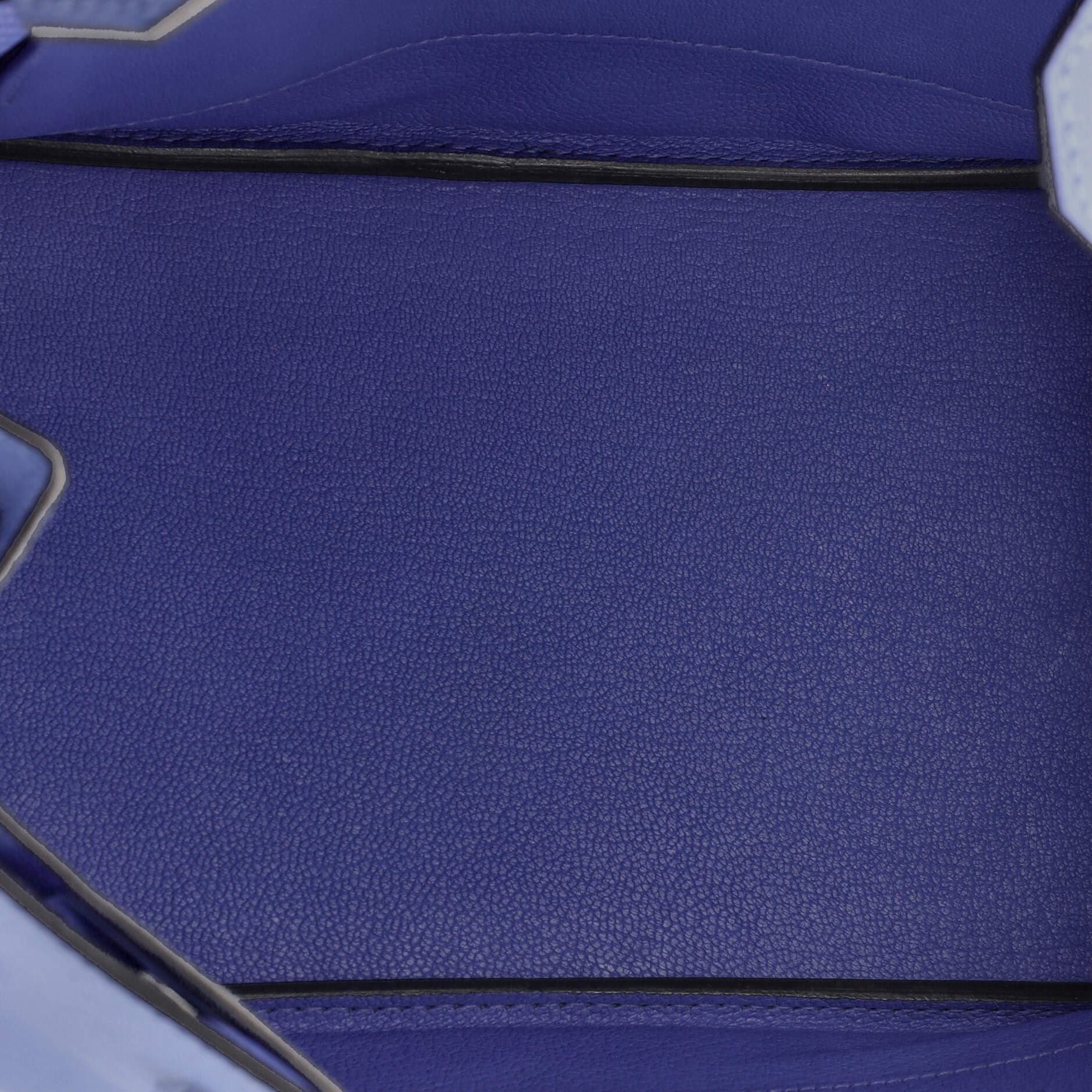 Birkin Handbag Blue Epsom with Palladium Hardware 30, Alternate, color, Blue