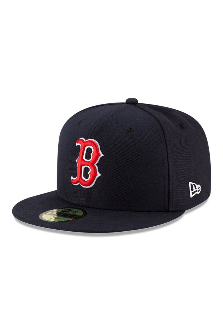 Youth New Era Navy Boston Red Sox Authentic Collection On-Field Game 59FIFTY Fitted Hat, Main, color, NAVY