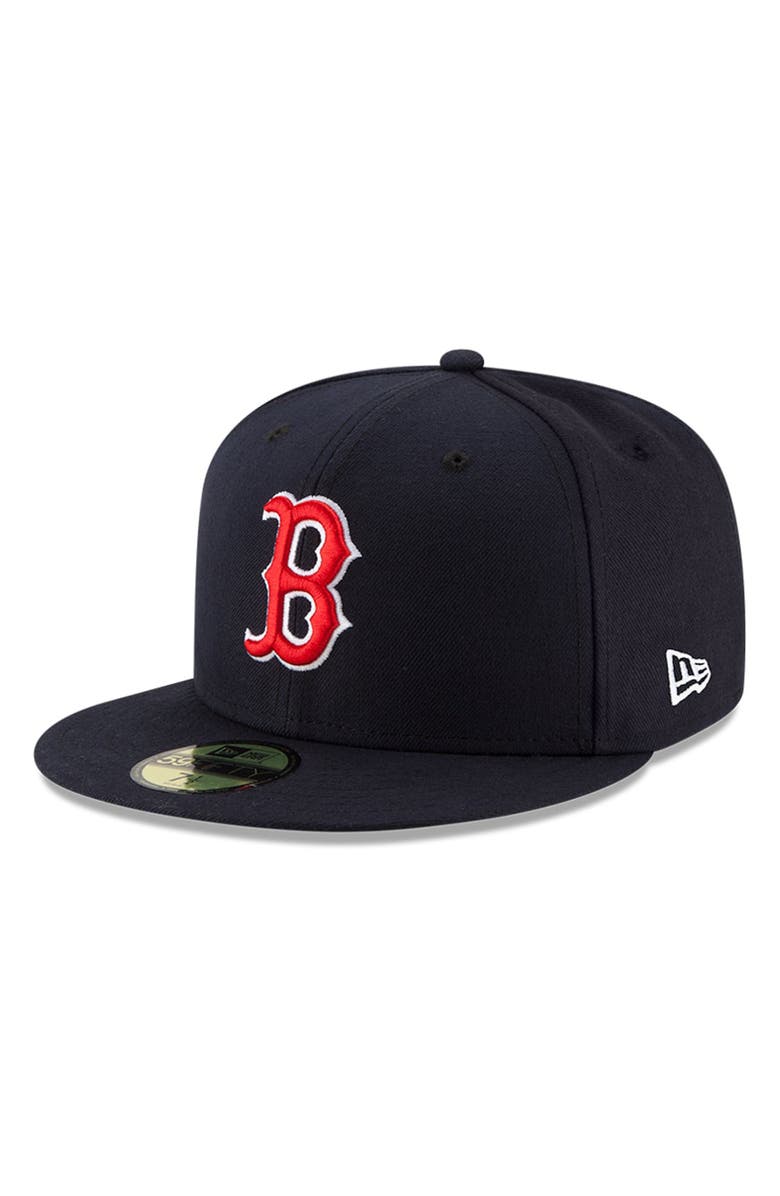 New Era Youth New Era Navy Boston Red Sox Authentic Collection On-Field Game 59FIFTY Fitted Hat, Main, color, 