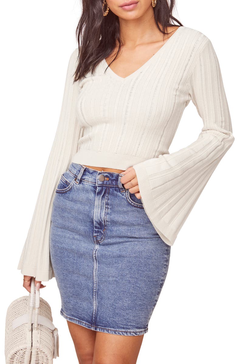 ASTR the Label Voyage Crop Sweater, Main, color,