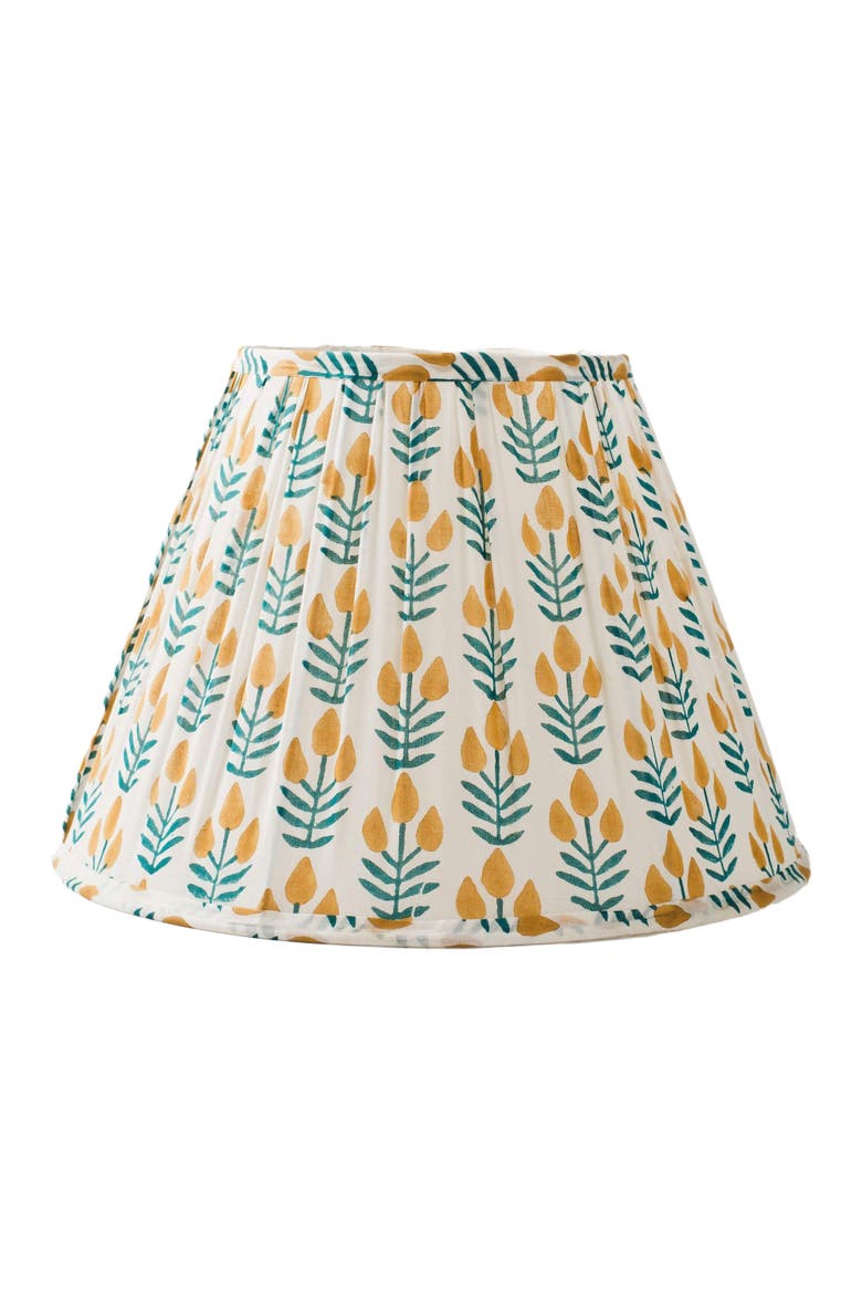 Meadow Pleated Lamp Shade, Main, color, White