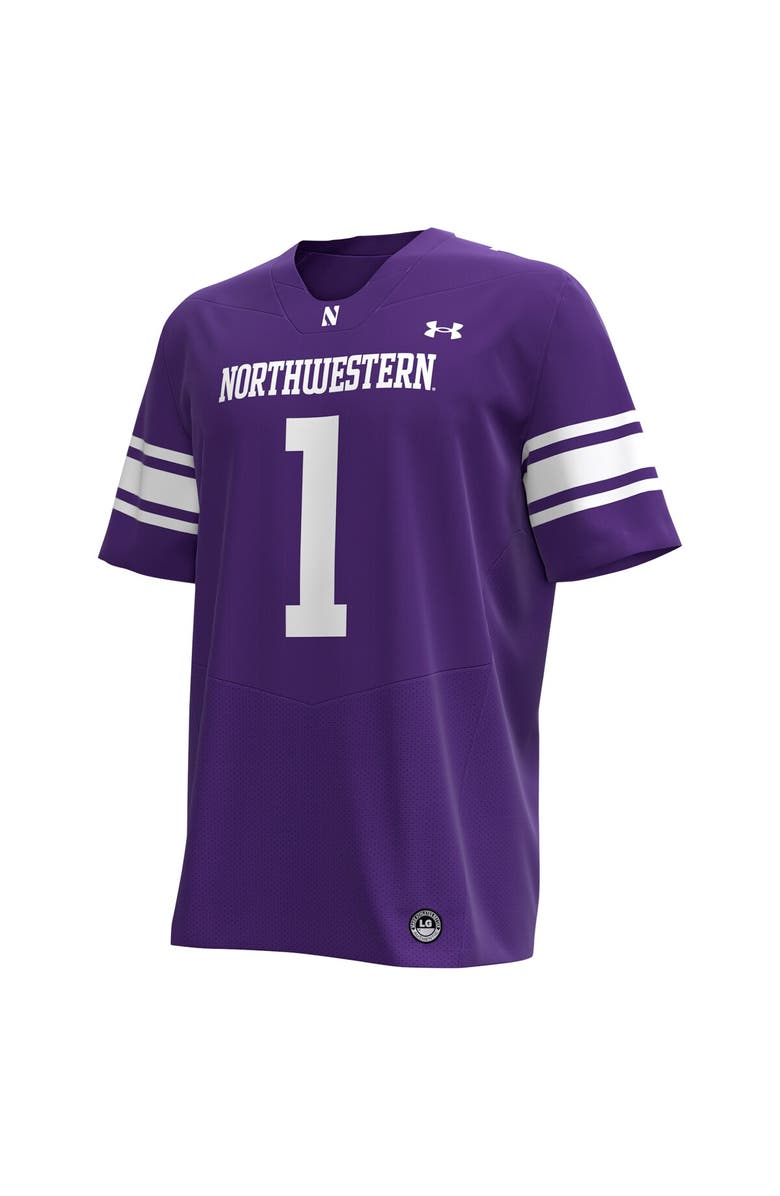 Under Armour Men's Under Armour #1 Purple Northwestern Wildcats Replica Football Jersey, Alternate, color, Purple