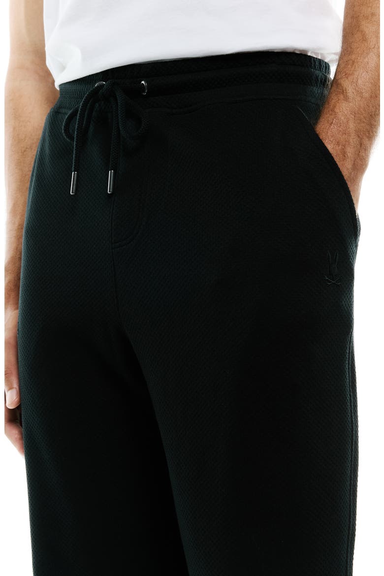 Marc Textured Straight Leg Sweatpants, Alternate, color, BLACK