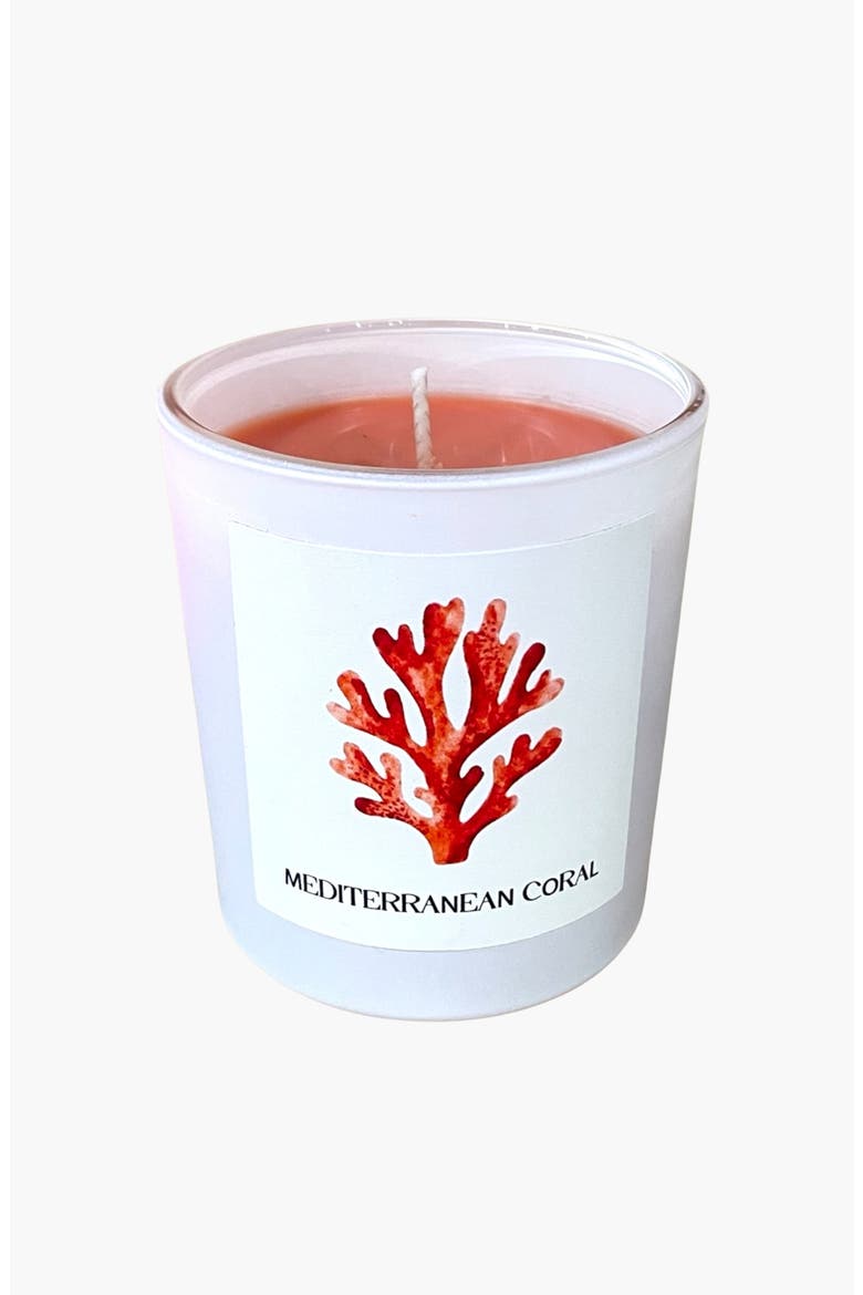 Mediterranean Scented Candle, Main, color, Mediterranean Coral