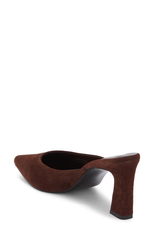 Jeffrey Campbell Unamused Pointed Toe Mule In Burgundy