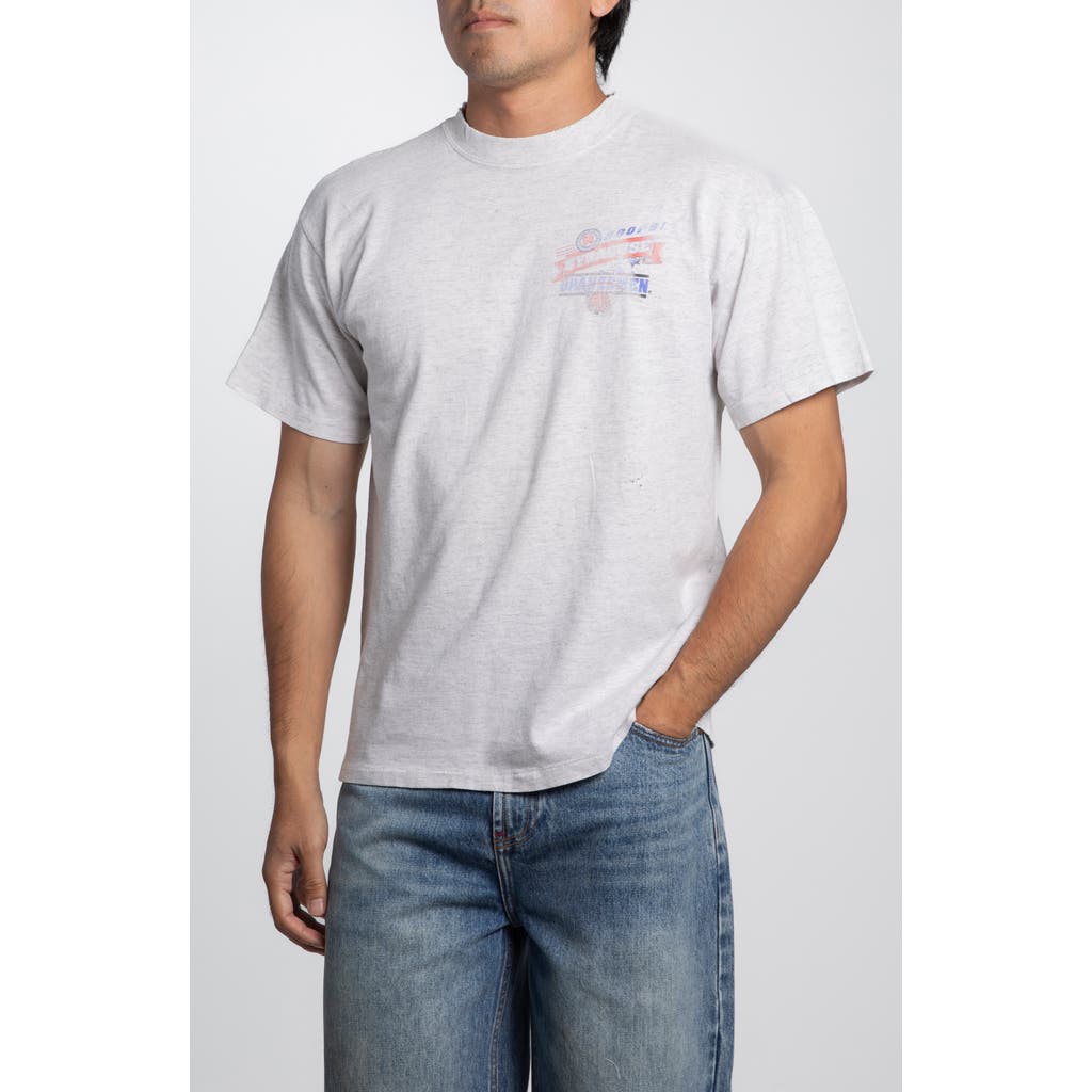 Elwood Vintage Syracuse Hoops Tee In White