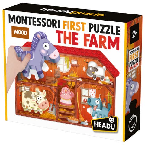 Montessori First Puzzle The Farm 11pc Jigsaw