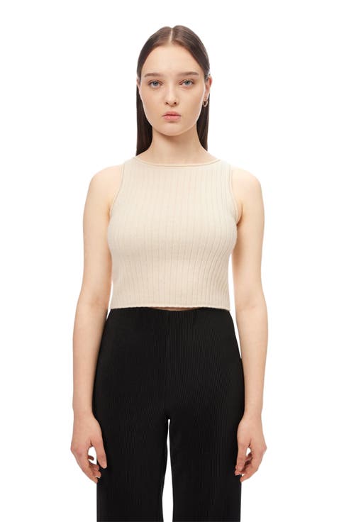 Cashmere Crop Top