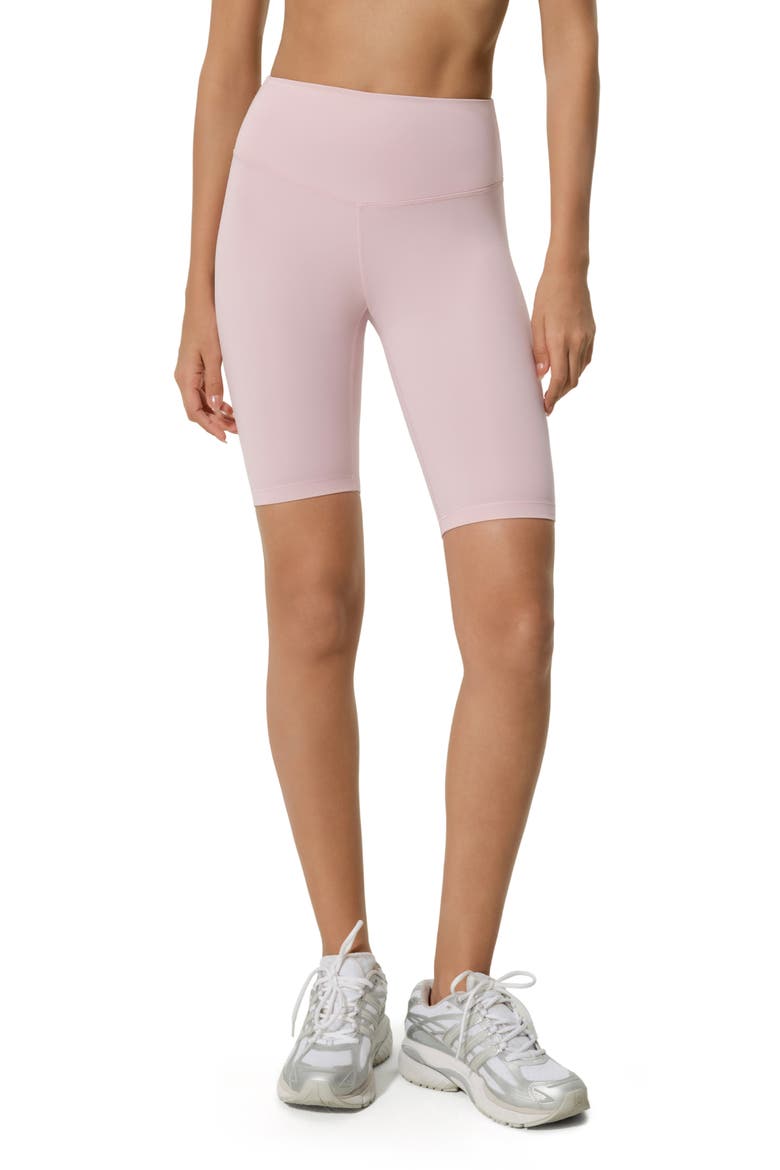 Women's Silk Contour Second Skin Biker Shorts, Main, color, Pink Haze