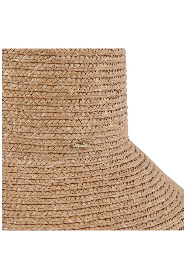 Annabelle UPF 50+ Wide Brim Straw Sun Hat, Alternate, color, CAMEL