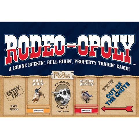 Rodeoopoly Themed Family Board Game, Ages 8+