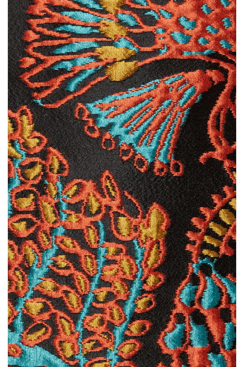 Column Dress Jacquard Sicomore Black, Alternate, color, Jacquard Sicomore Black