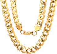 STEELTIME Men's Curb Link Chain Necklace