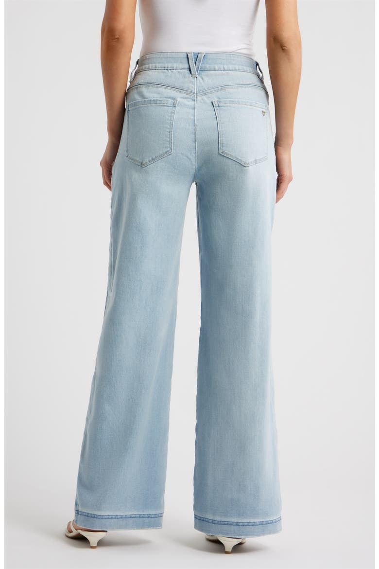Gracie Skyrise Side Seam Wide Leg Jeans, Alternate, color, LIGHT BLUE VINTAGE
