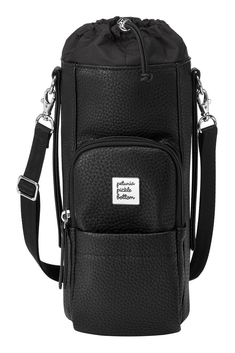 Viva Water Bottle Crossbody Bag, Main, color, EBONY