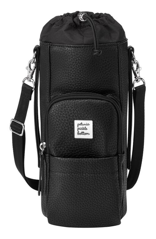 Petunia Pickle Bottom Viva Water Bottle Crossbody Bag in Ebony 