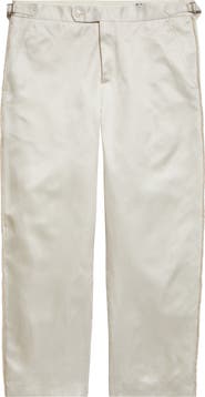 Bode Roping Silk Twill Tuxedo Trousers