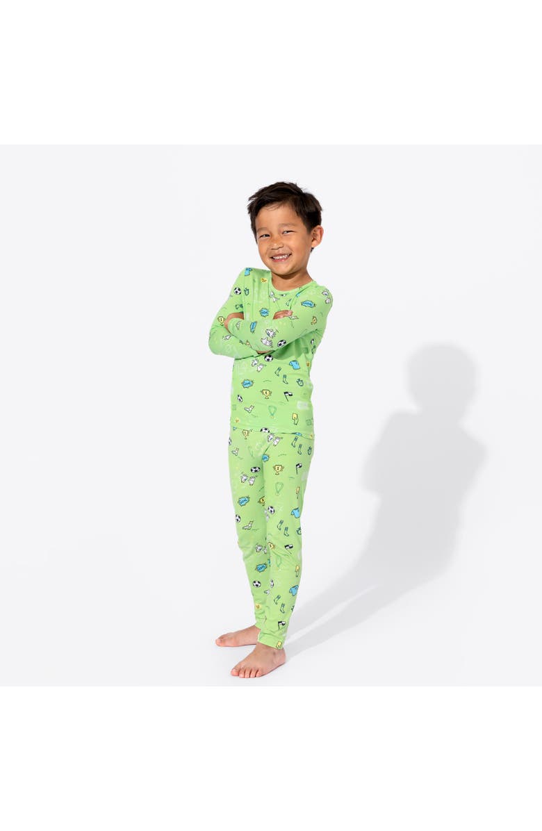 Bellabu Bear Kids' Soccer Set of 2 Piece Pajamas, Alternate, color, Soccer