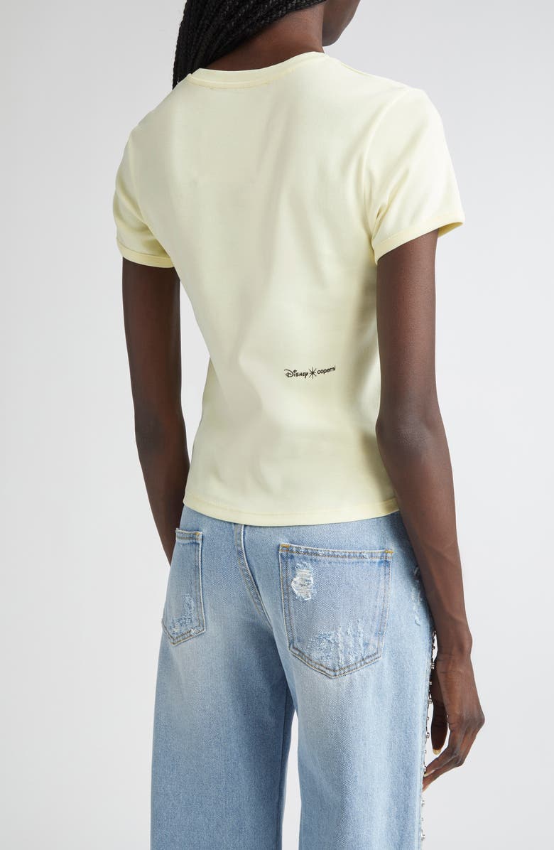 Coperni x Disney Princess Rhinestone Graphic T-Shirt, Alternate, color, Yellow