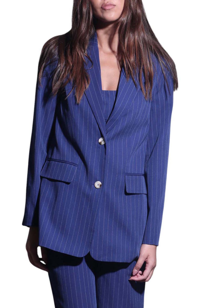 Kendrick Blazer, Main, color, ROYAL BLUE PIN STRIPE