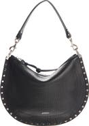 Isabel Marant Oskan Soft Zip Bubble Soft Leather Hobo Bag