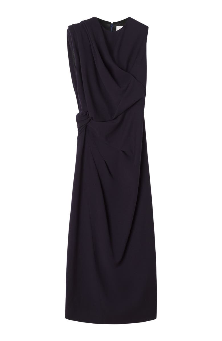 Lanvin Midi Dress In Flannel, Alternate, color, Montana