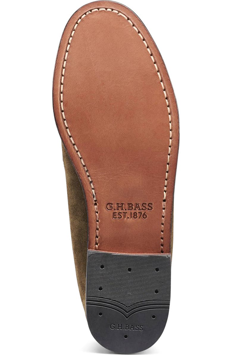G.H.BASS Whitney Penny Loafer, Alternate, color, Olive Suede