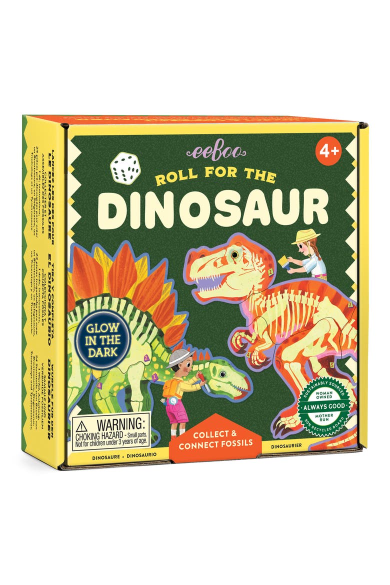 Kids' Dinosaur Dice Game, Main, color, MULTI