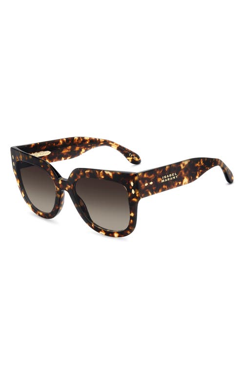 Isabel Marant 53mm Square Sunglasses In Brown