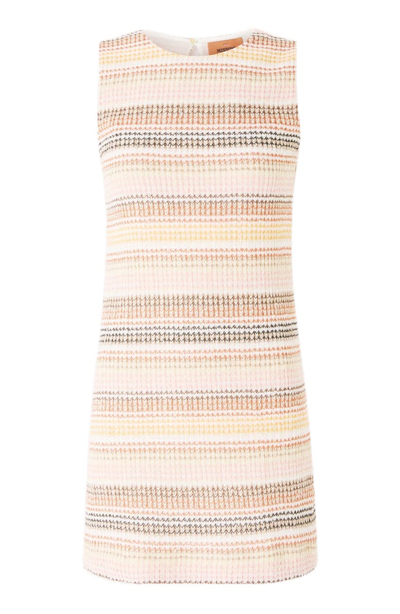 Missoni Sleeveless Dress In Cotton Blend With Caperdoni Motif, Alternate, color, Multicoloured 1