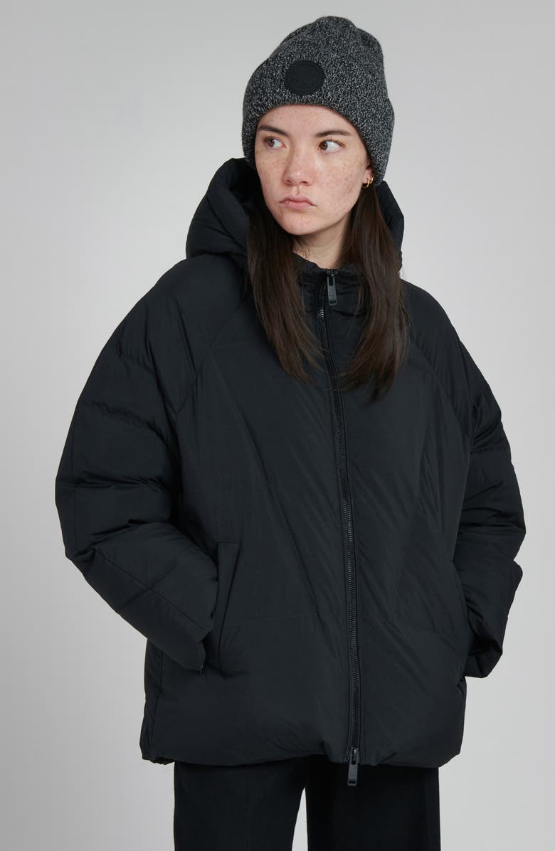 The Recycled Planet Company Elango Water Resistant Hooded Down Puffer Jacket, Alternate, color, 