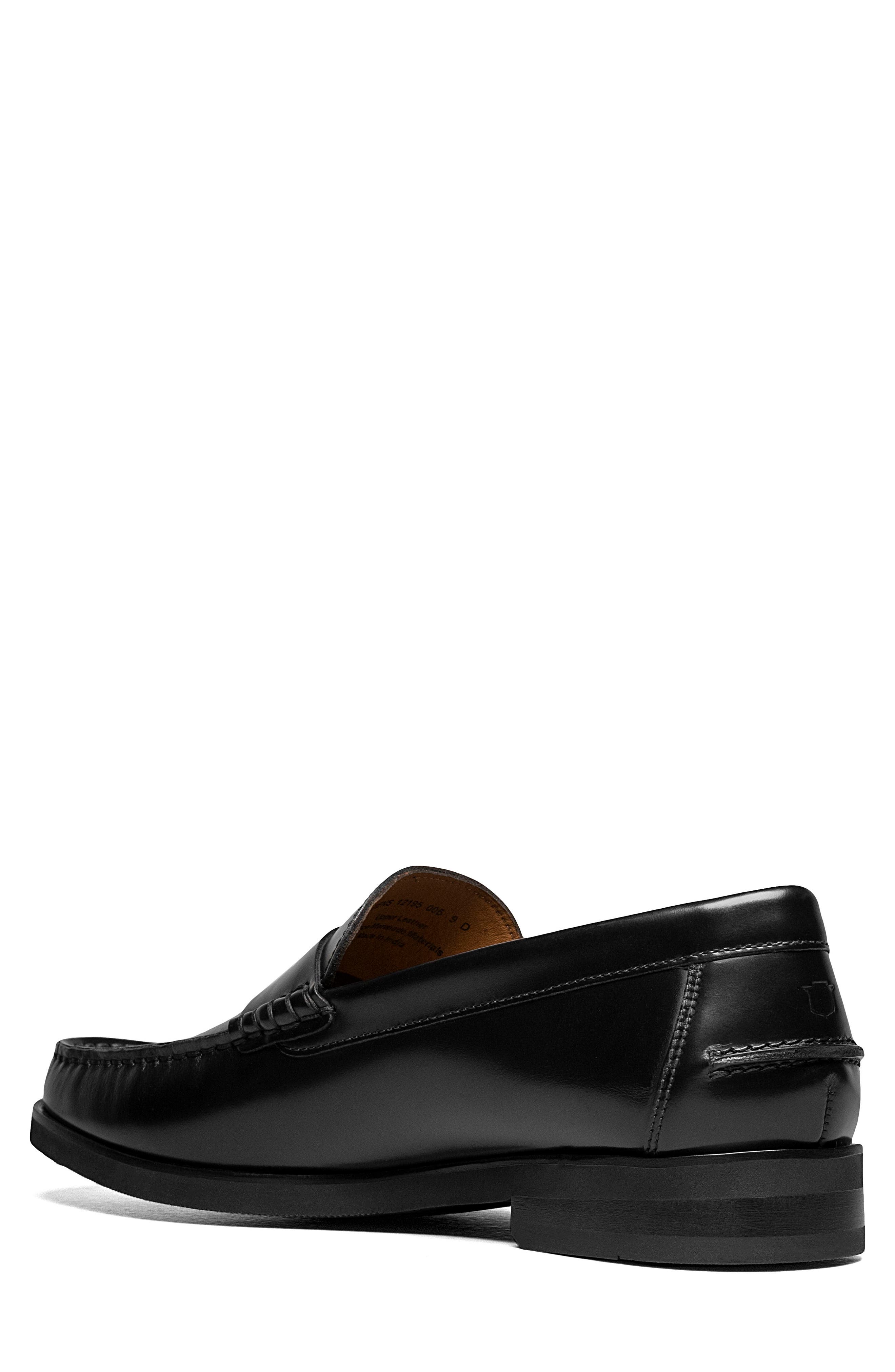 Florsheim Berkley FLX Black Leather Penny Loafers Almond Toe Men\'s 12 D Florsheim Berkley Flex Penny Loafer (Men) | Nordstrom main image 3